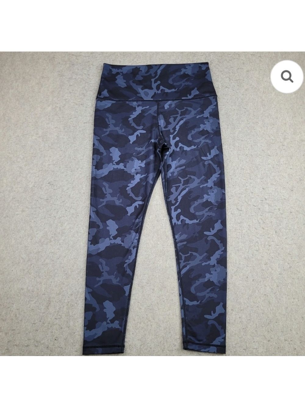 Aerie Chill Play Move Blue Camouflage Leggings Size Small